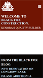 Mobile Screenshot of blackfoxconstruction.com